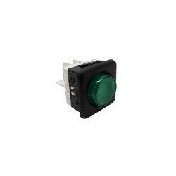 Piloto Verde 25x25mm 230V