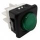 Conmutador Verde 230V 25x25mm Campana
