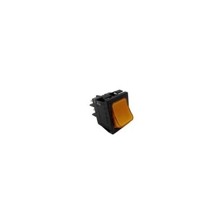 Pulsador Ambar 30x22mm 24V
