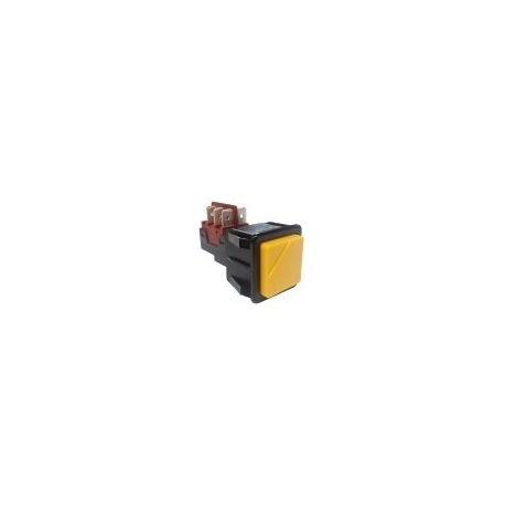 Interruptor Bipolar Amarillo 29x29mm