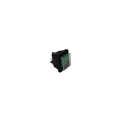 Interruptor Verde Funda 30x22mm 16A 230V