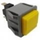 Pulsador Amarillo 230V Unipolar 28x28mm