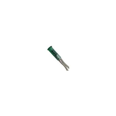 Piloto Verde Ø6mm 230V Con Cable