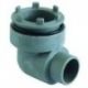 Racor Codo Desagüe KPL/D30/D40/D80/BD11/BD15
