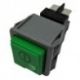 Interruptor Verde 28x28mm Bipolar Alfa 1000