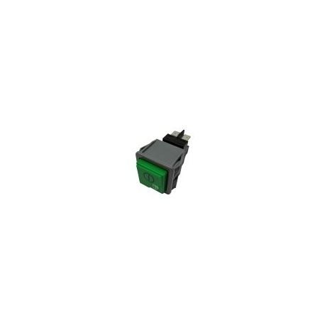 Interruptor Verde 28x28mm Bipolar Alfa 1000