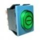 Interruptor Verde 30x22mm 230V Bipolar
