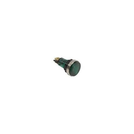 Piloto Verde Ø12mm 230V