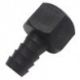 Racor Recto 1/2 X Ø12mm Plastico