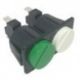 Pulsador Doble BLANCO/VERDE 230V 16A 28x54mm