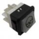 Pulsador Luminoso 25x27mm 230V Desagüe B/BT