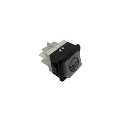 Pulsador Luminoso 25x27mm 230V Desagüe B/BT
