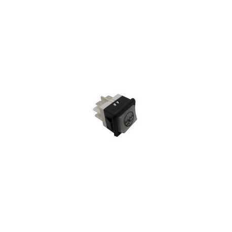 Pulsador Luminoso 25x27mm 230V Desagüe B/BT
