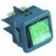 Pulsador Verde 25x25mm 24V Desagüe Lf