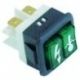 Piloto Verde 25x25mm 230V Doble LF/LC/LP Comenda