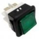 Interruptor Luminoso 230V Verde 11f/fd/r/rd