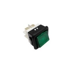 Interruptor Luminoso 230V Verde 11f/fd/r/rd