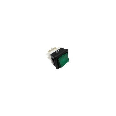 Interruptor Luminoso 230V Verde 11f/fd/r/rd