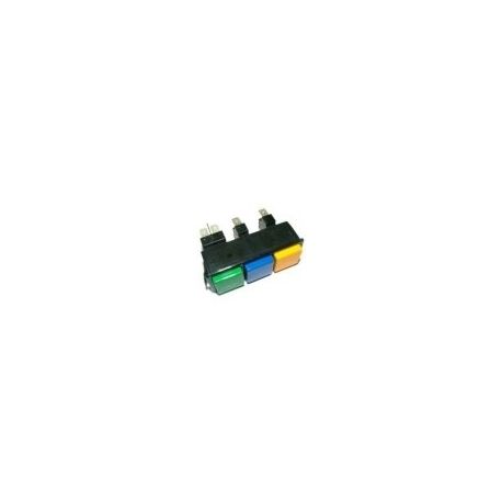 Botonera 3 Interruptores 230V MB/MGL