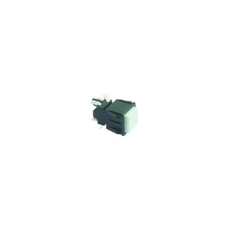 Interruptor Blanco 28x28mm 230V Bipolar