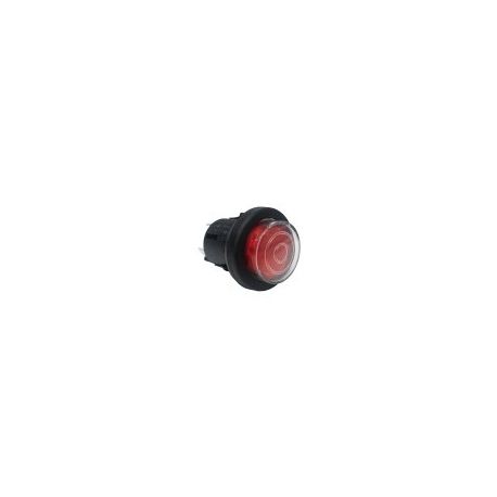 Interruptor Rojo Ø25mm 230V LC-3800