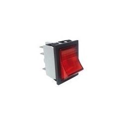 Interruptor Rojo 30x22mm 230V 3 Posiciones