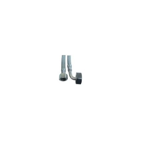 Manguera Flexible Inox 1.5m Acodada 3/8x3/4