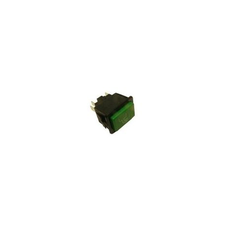 Pulsador Verde Lavavajillas 230V 16A