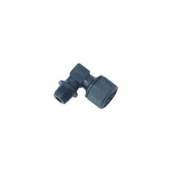 Racor Conexion Plastico Codo M10x1 Tubo Ø4x6