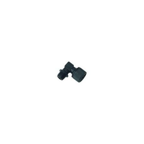 Racor Conexion Plastico Codo M10x1 Tubo Ø6x8