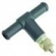 Racor T Ø10-4-6mm Con Valvula Antirretorno