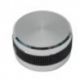Mando Potenciómetro Plata Ø23mm Eje Ø6mm