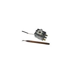 Termostato 0-90°C Bulbo Ø6.5x100mm 15A