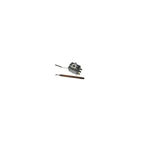 Termostato 0-90°C Bulbo Ø6.5x100mm 15A
