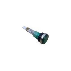 Piloto Verde Ø12mm 24V Completo