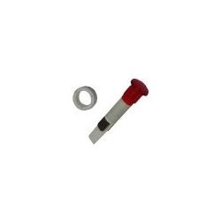 Piloto Rojo 24V Ø10mm Con Tuerca