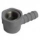 Racor Codo Plástico 3/4" Manguera AC2