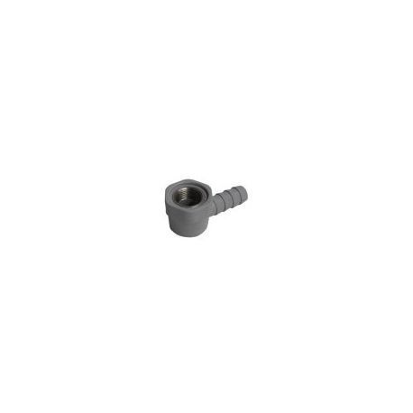Racor Codo Plástico 3/4" Manguera AC2