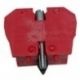 Bloque Contacto Ø22mm Rojo L74mm 1NC 1 Polo