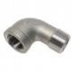 Racor Codo Inox 316 3/4" Macho - Hembra