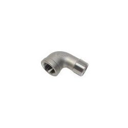 Racor Codo Inox 316 3/4" Macho - Hembra