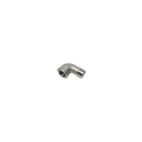 Racor Codo Inox 316 3/4" Macho - Hembra