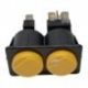 Pulsador Doble 250V 16A Naranja