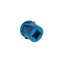 Cuerpo Pulsador Azul Ø21mm 25x25mm