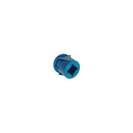 Cuerpo Pulsador Azul Ø21mm 25x25mm