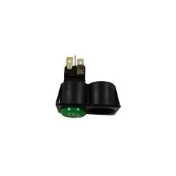 Interruptor Bipolar 230V 55x30mm Verde