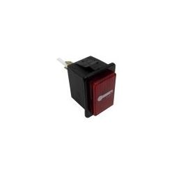 Piloto 230V 34x23mm Temperatura Rojo