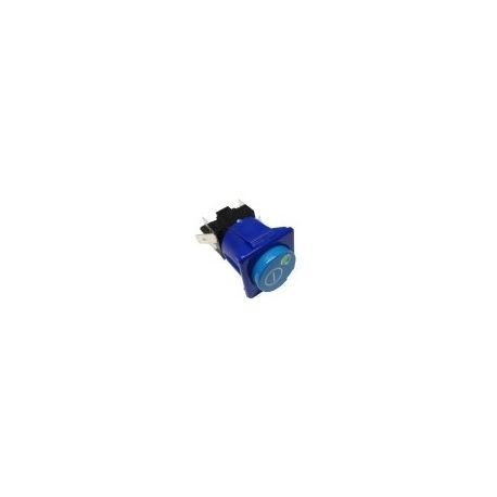 Interruptor Bipolar Azul 28x28mm