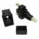 Conjunto Pulsador Unipolar Negro