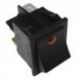 Pulsador Marcha Negro 230V 16A 22x32mm